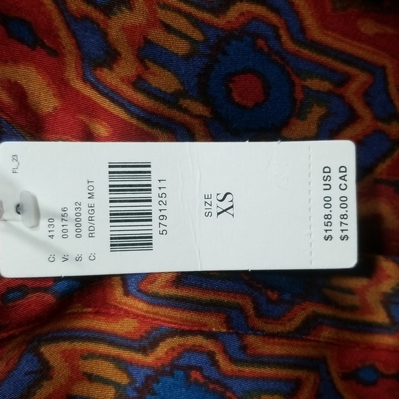 NWT ANTHROPOLOGIE Tiny Longsleeve Dress Size XS Red - Picture 10 of 12